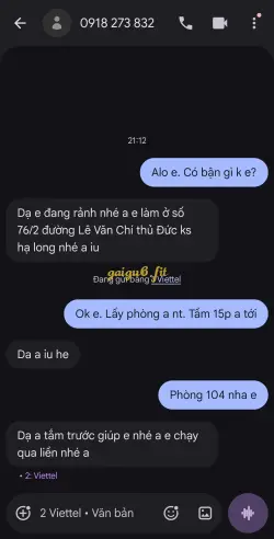 Ảnh đánh giá gái gọi