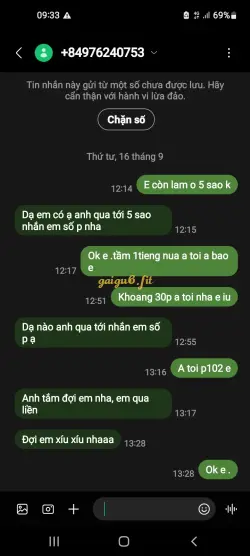 Ảnh đánh giá gái gọi