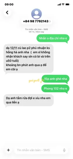 Ảnh đánh giá gái gọi
