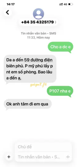 Ảnh đánh giá gái gọi