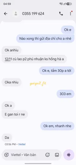 Ảnh đánh giá gái gọi