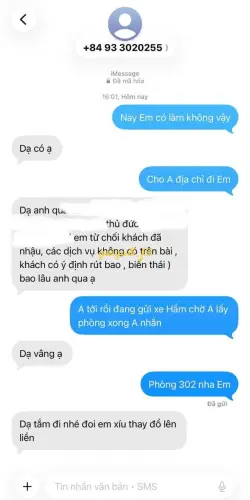 Ảnh đánh giá gái gọi