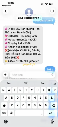 Ảnh đánh giá gái gọi