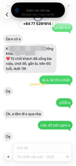 Ảnh đánh giá gái gọi