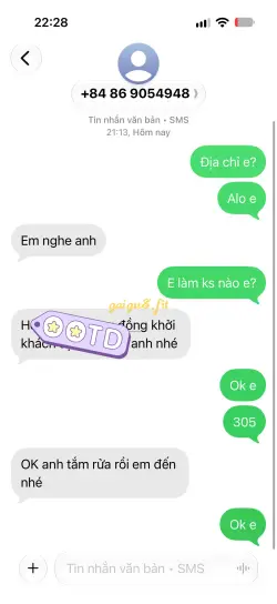 Ảnh đánh giá gái gọi