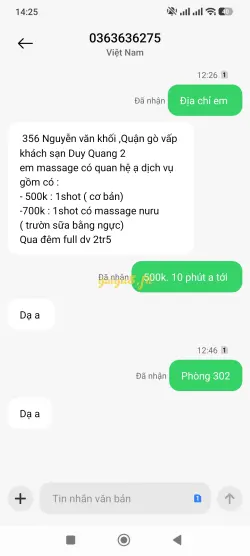 Ảnh đánh giá gái gọi