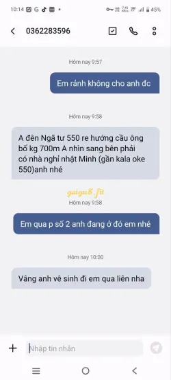 Ảnh đánh giá gái gọi