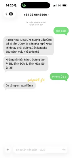 Ảnh đánh giá gái gọi
