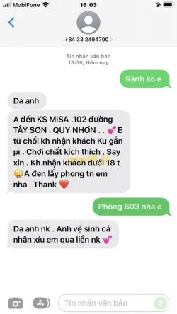 Ảnh đánh giá gái gọi