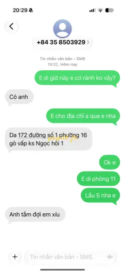 Ảnh đánh giá gái gọi