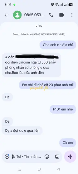 Ảnh đánh giá gái gọi
