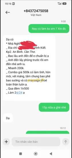 Ảnh đánh giá gái gọi