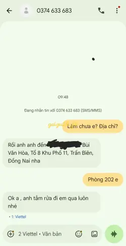 Ảnh đánh giá gái gọi