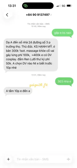 Ảnh đánh giá gái gọi