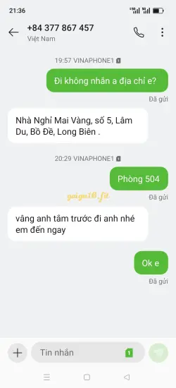 Ảnh đánh giá gái gọi