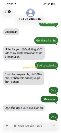 Ảnh đánh giá gái gọi