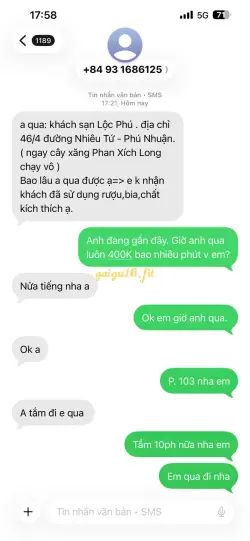 Ảnh đánh giá gái gọi