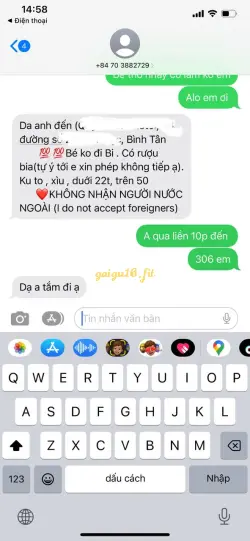 Ảnh đánh giá gái gọi