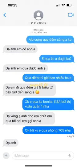 Ảnh đánh giá gái gọi