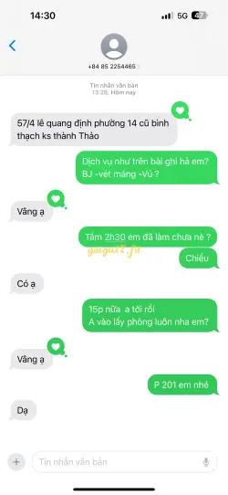 Ảnh đánh giá gái gọi