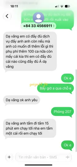 Ảnh đánh giá gái gọi