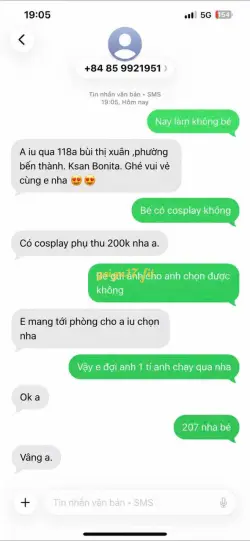 Ảnh đánh giá gái gọi