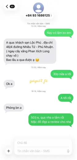 Ảnh đánh giá gái gọi