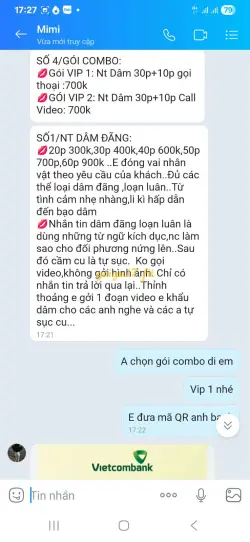 Ảnh đánh giá gái gọi
