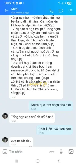 Ảnh đánh giá gái gọi