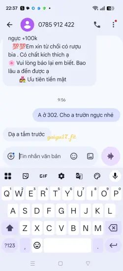Ảnh đánh giá gái gọi