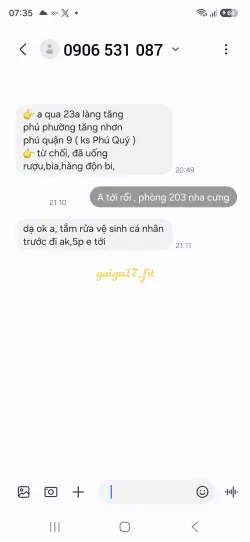 Ảnh đánh giá gái gọi