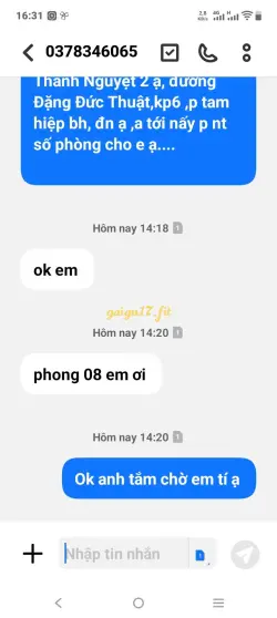 Ảnh đánh giá gái gọi