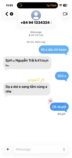Ảnh đánh giá gái gọi