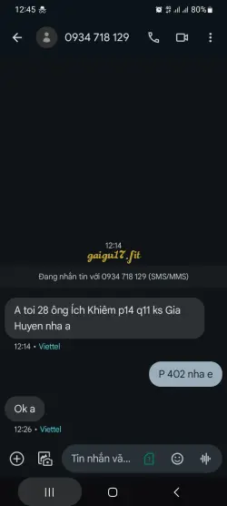 Ảnh đánh giá gái gọi