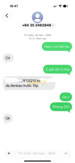 Ảnh đánh giá gái gọi