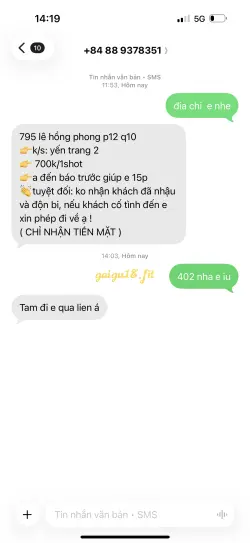 Ảnh đánh giá gái gọi