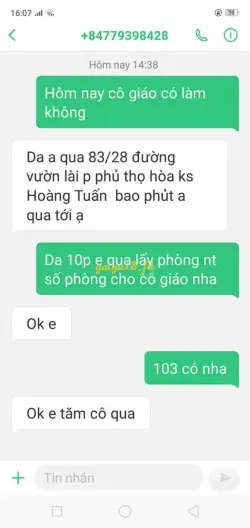 Ảnh đánh giá gái gọi