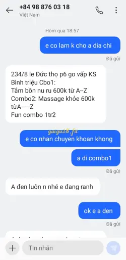 Ảnh đánh giá gái gọi