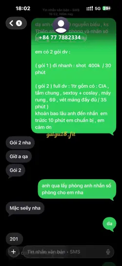 Ảnh đánh giá gái gọi