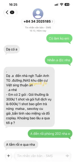 Ảnh đánh giá gái gọi