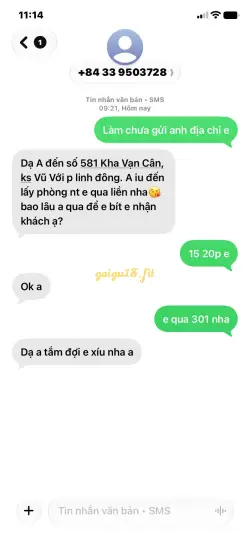 Ảnh đánh giá gái gọi
