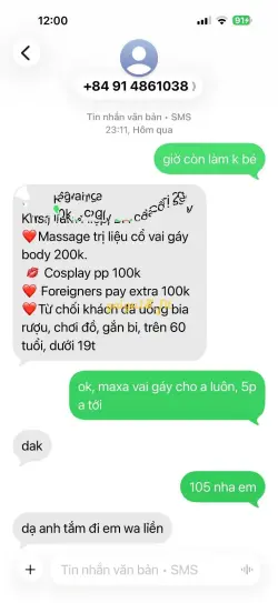 Ảnh đánh giá gái gọi
