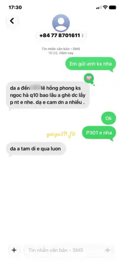 Ảnh đánh giá gái gọi